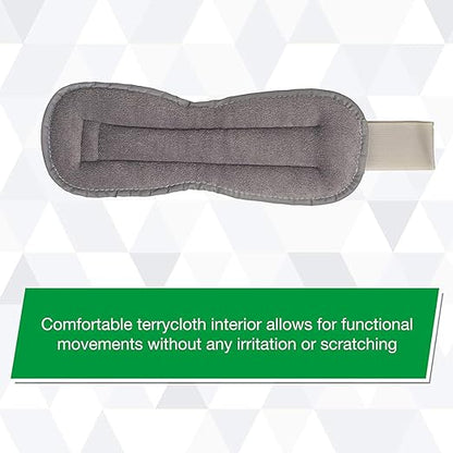 THERABAND Ankle Weights, Comfort Fit Wrist & Ankle Cuff Weight Set, Adjustable Walking Weights for Cardio, Home Workout, Ankle Strengthening & Physical Therapy, Green 1.5 lb. Each, Set of 2, 3 Pounds