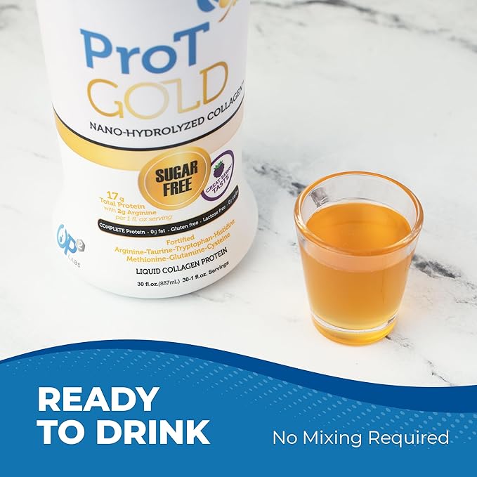 Berry Sugar Free Liquid Protein Shot - 16oz Anti Aging. Proven to Boost Immunity. Formula Trusted by 4,000+ Medical Facilities for Complete Protein Nutrition and Proven 2X Faster Healing