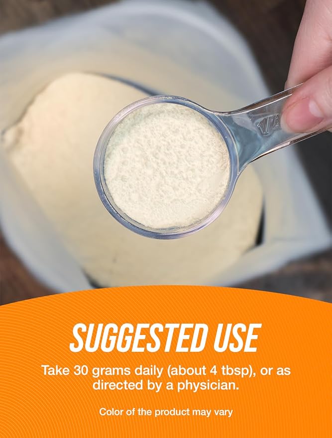 BulkSupplements.com Casein Protein Powder - Micellar Casein Powder, Protein Powder Casein, Casein Powder - Unflavored & Gluten Free, 30g per Serving, 500g (1.1 lbs)