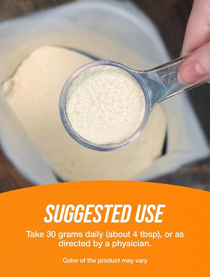 BulkSupplements.com Casein Protein Powder - Micellar Casein Powder, Protein Powder Casein, Casein Powder - Unflavored & Gluten Free, 30g per Serving, 500g (1.1 lbs)