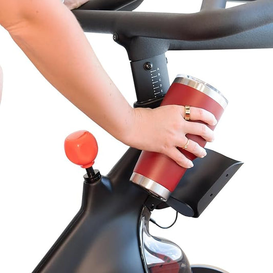 TrubliFit Extra Large Bottle Holders for Peloton Bike for Original Peloton & Peloton Bike+ - All Metal Design - Fits YETI + Nalgene + Hydro Flask (Peloton Bike+)