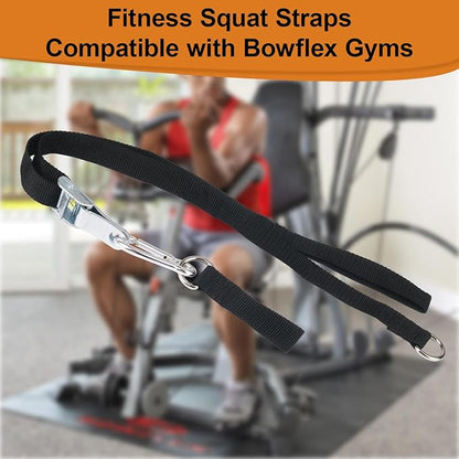 Squat Bar Extension for Bowflex Xtreme 2 se Gyms, Compatible with Bowflex Bar Attachment Straps repacement