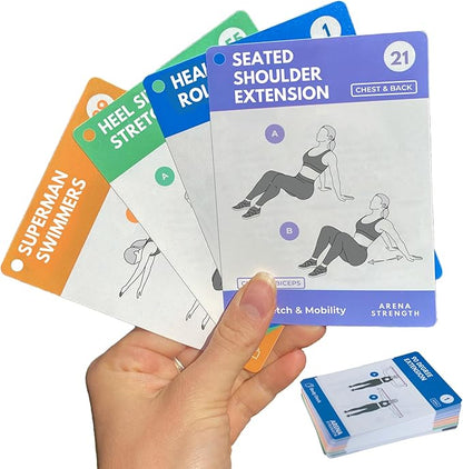 Arena Strength Workout Cards - Instructional Fitness Deck