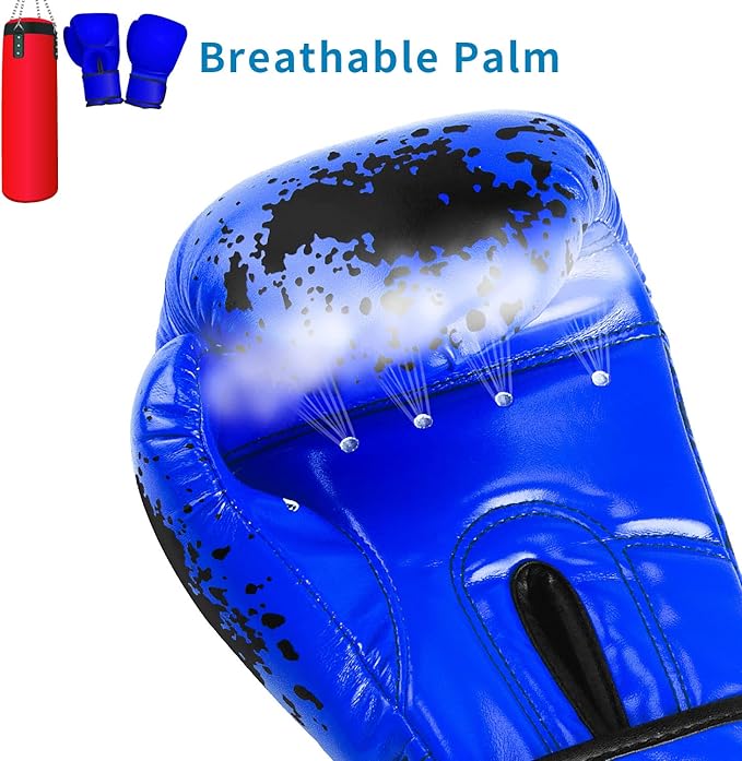 Kids Boxing Glove 6oz 8oz, Youth, Boys and Girls Training Sparring Gloves for Punching Bag, Kickboxing, Muay Thai, MMA, Gift for Age 6-15 Years