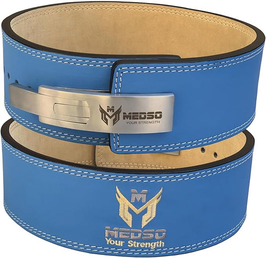 Weight Lifting 100% Pro Genuine Leather Lever Belt 10mm Thick 4” Wide