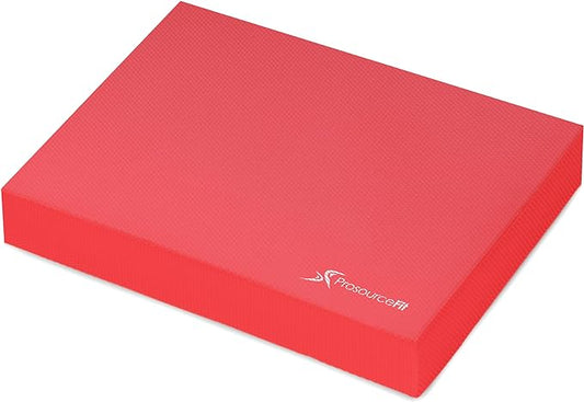 ProsourceFit Exercise Balance Pad – Large Cushioned Non-Slip Foam Mat & Knee Pad for Fitness, Stability Training, Physical Therapy, Yoga 15"x19"