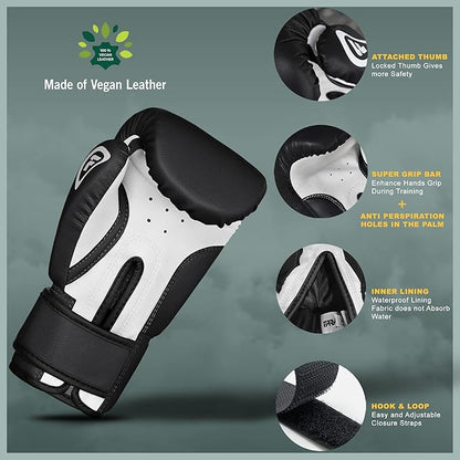 Farabi Sports Kids Boxing Gloves 4, 6, 8-oz Boxing Gloves for Kids Junior Boxing Gloves Youth Boxing Gloves Boys and Girls Boxing Training Gloves for MMA Muay Thai & Punching Bag