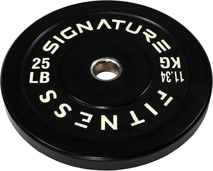 Signature Fitness 2" Olympic Bumper Plate Weight Plates