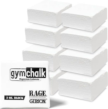 Premium Gym Chalk, Pure Magnesium Carbonate Chalk for Excellent Grip, Weightlifting, Gymnastics, Rock Climbing - Block Chalk 1 LB
