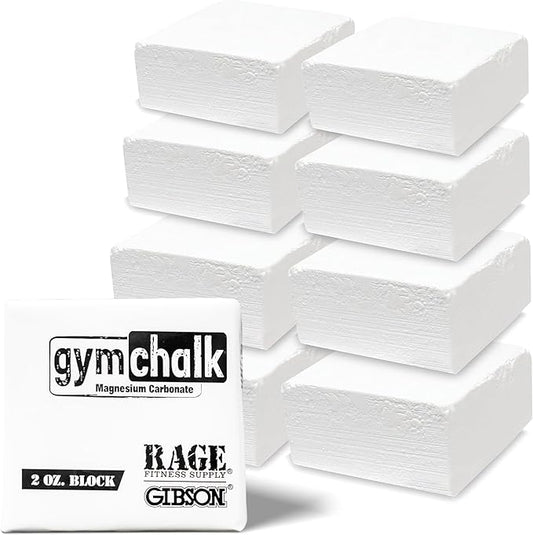 Premium Gym Chalk, Pure Magnesium Carbonate Chalk for Excellent Grip, Weightlifting, Gymnastics, Rock Climbing - Block Chalk 1 LB