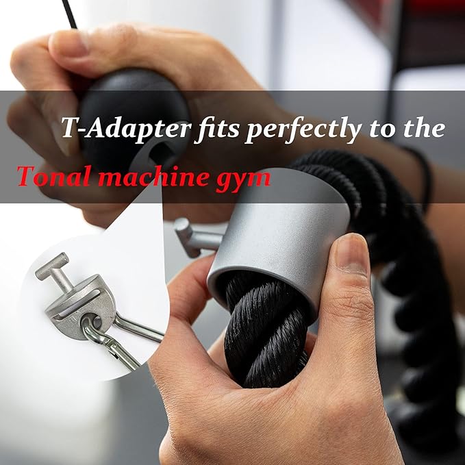 Tonal Accessories with T Lock Adapter,Tonal Machine Gym Accessories,Ab Cable Crunch Harness for Tonal Core Muscle Training