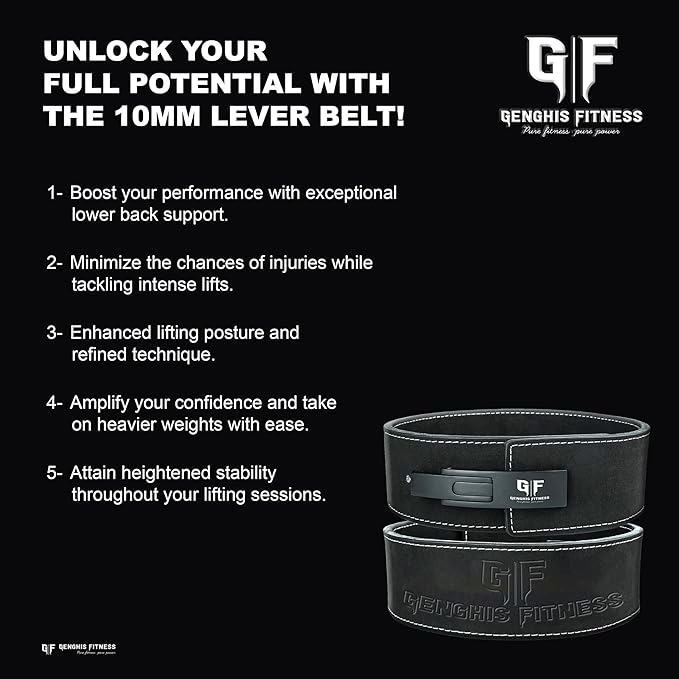 Weightlifting Lever Buckle Belt - Lifting Belt