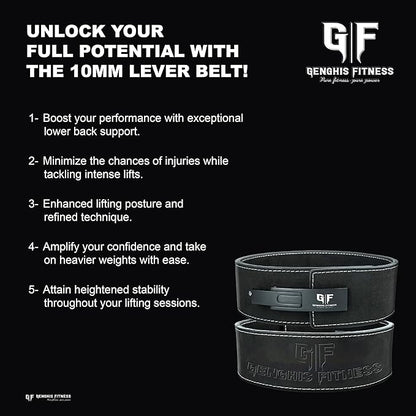 Weightlifting Lever Buckle Belt - Lifting Belt