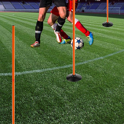TNZMART 4.9FT Training Agility Poles Detachable Soccer Training