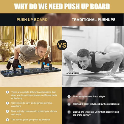 Push Up Board Foldable Adjustable Pushup Bar 56 1 Exercise