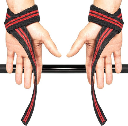 Lifting Straps (1 Pair) - Wrist Straps for Weightlifting - Lifting Straps Gym for Deadlift - Weight Lifting Straps for Weight Training - Gym Straps for Workout, Powerlifting, Strength Training and Bodybuilding - For Men and Women