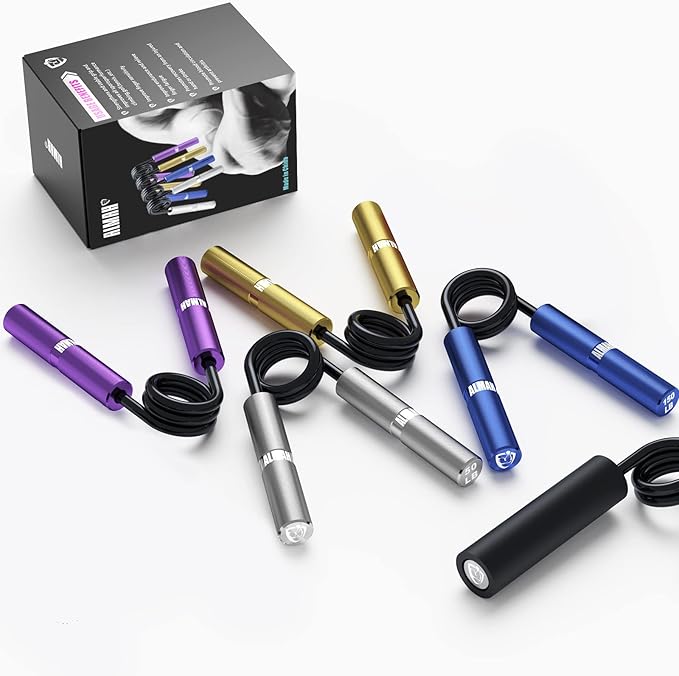 ALMAH Grip Strength Trainer Set 4 Pack(50-200LB)
