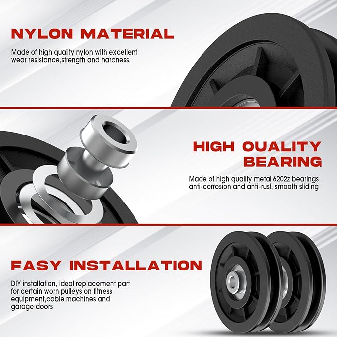 Pulley Axle for Gym Pulley System Pulley-2)