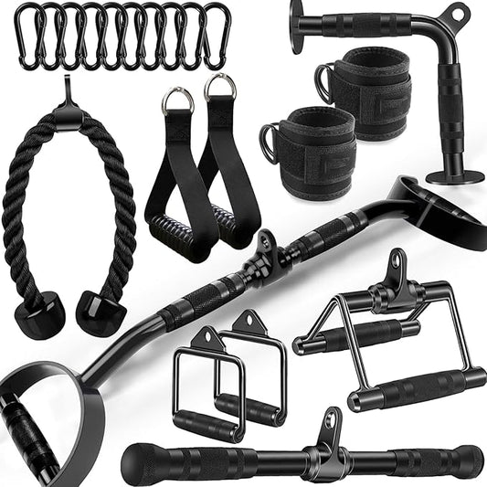 Cable Machine Attachment LAT Pulldown Attachments Cable Machine Accessories for Home Gym