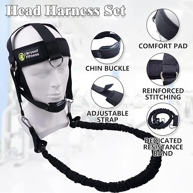 J Bryant Neck Harness Head - Weight Lifting