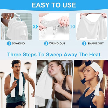 U-pick Cooling Towels Bulk 40"x12" (4 Packs)