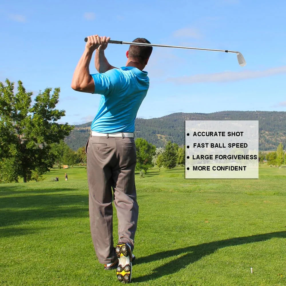 MAZEL Golf Individual Iron 1,2,3,4,5,6,7,8,9, Golf Iron with Steel Shafts for Right Handed Golfers