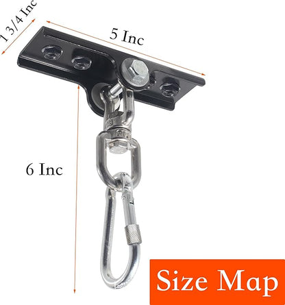Upgraded 360° Swivel Heavy Bag Mount for Punching Bag Hanger. Heavy Bag Hanger for Yoga, Gym, Swing Chairs, and Hammocks Heavy Bag Mount. Punching Bag Hanger, Box Bag Hanger for Hanging Heavy Bag.