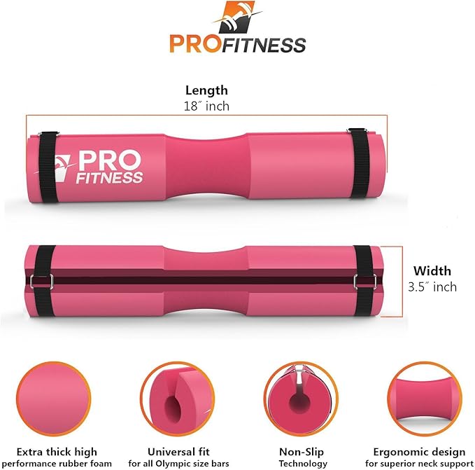 ProFitness Barbell Pad Squat Pad- Shoulder Support for Squats