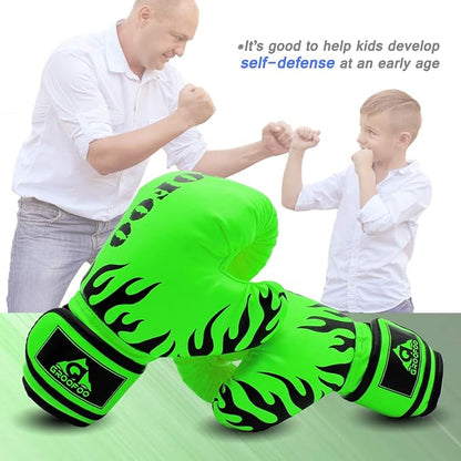 Kids Boxing Gloves 4oz 6oz 8oz Punching Gloves for Kids Youth Traning Gloves for Punching Bag Kickboxing Sparring Muay Thai MMA Fight Gloves