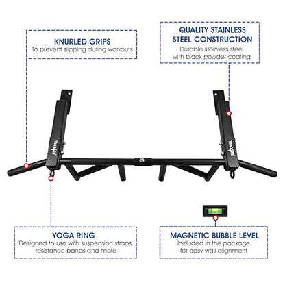 Yes4All Joist Mounted Pull Up Bar - Multi