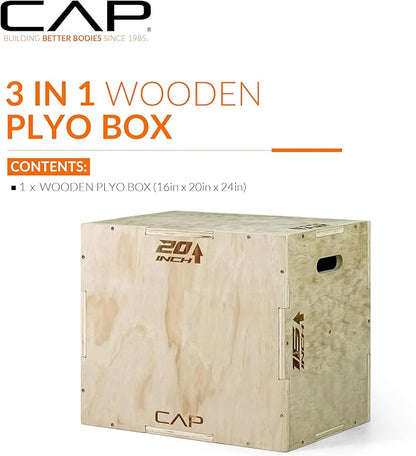 CAP Barbell 3-in-1 Plyometric Box