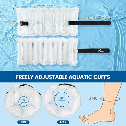 Inflatable Aquatic Cuffs Exercise Equipment: Sportneer Water Aerobics