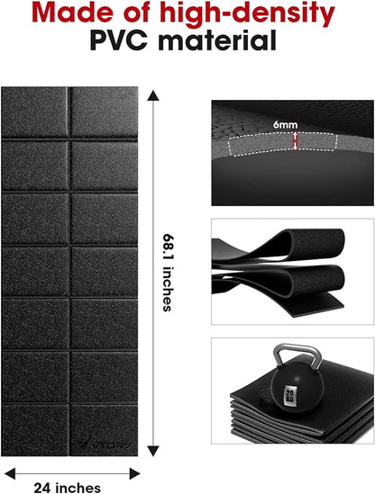 Foldable Treadmill Mat for Carpet