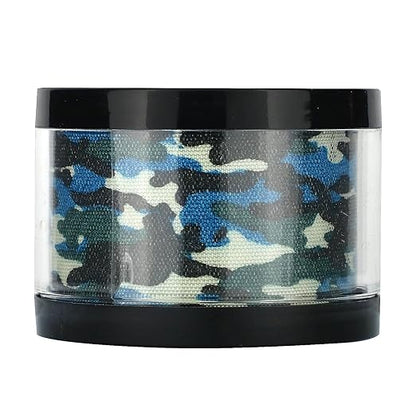 Heali Kinesiology Tape with Magnesium and Menthol, 20 Pcs Precut Strips, K Tape Roll, Knees, Physical Therapy Sports Tape for Muscle and Joint Pain Relief, Water Resistant, White with Blue Camo