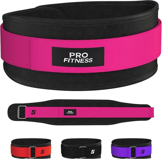 ProFitness Weight Lifting Belt for Women - 4''