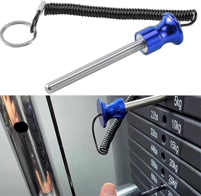 Weight Stack Pin,Magnetic Weight Pin,Diameter 4 Inch Solid Aluminum Alloy Universal Gym Pin Weight Machine Pin for Home Gym Exercise Machine Accessories(2pcs)