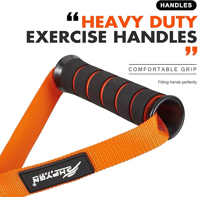 HPYGN Cable Machine Handles, Exercise Handles for Resistance Bands, Cable Handles Gym Equipment, Grip Attachments Great for Cable Training Pulley System Home Gym