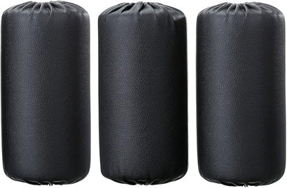 Foam Foot Pads Rollers Set (8"x4"x20mm) for Home Gym Exercise Machines Equipments Replacements with 1 Inch Rod (3 Pack)