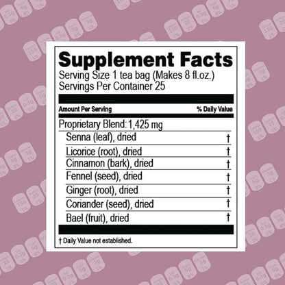 Hyleys Tea Colon Cleanse Wild Berries (1 Pack)