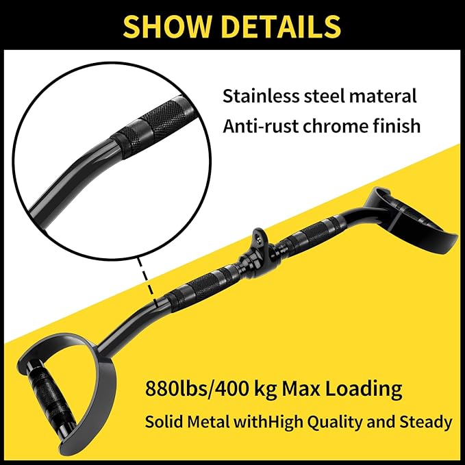 Cable Machine Attachment LAT Pulldown Attachments Cable Machine Accessories for Home Gym