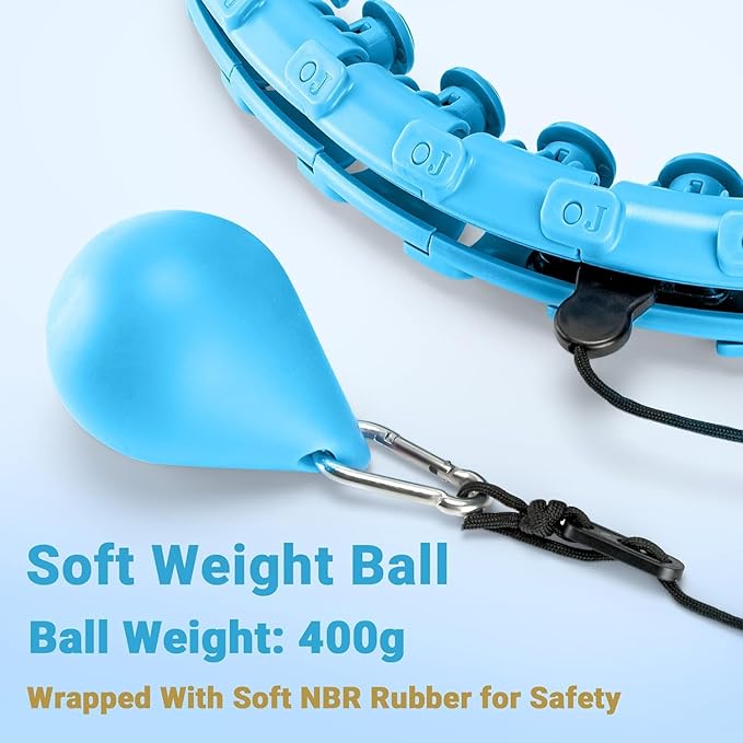 34 Knots Weighted Workout Hoop Plus Size