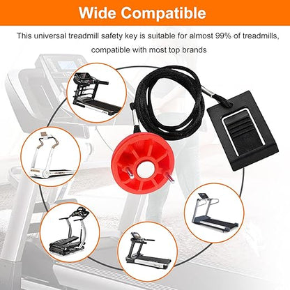 Treadmill Magnet Safety Key for Most of Proform, Image, Weslo, Reebok, Epic, Golds Gym, Freemotion, and Healthrider Treadmills