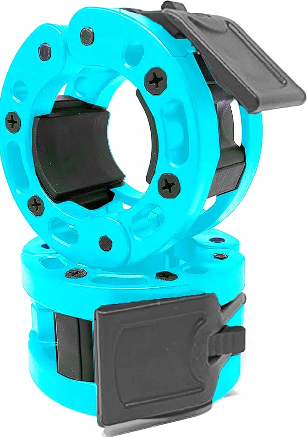 Clout Fitness Olympic Barbell Clamps Collars Quick Release 2 Inch