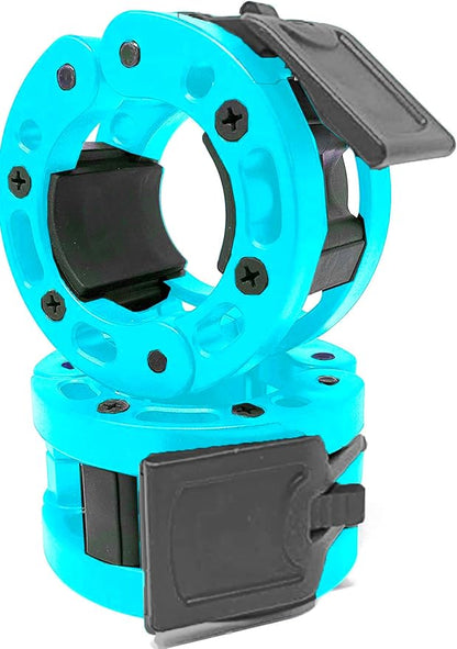 Clout Fitness Olympic Barbell Clamps Collars Quick Release 2 Inch