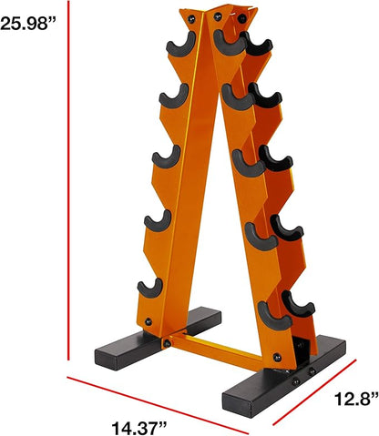 CAP Barbell A-Frame Dumbbell Weight Rack | Color Series