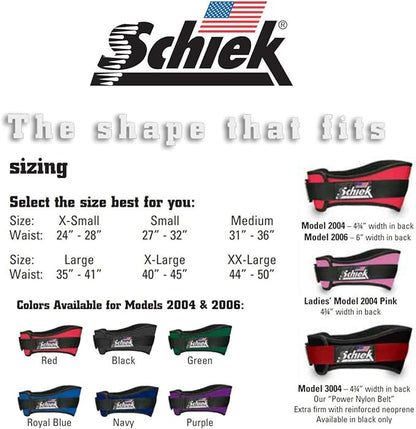 Schiek Sports Model 2006 Nylon 6" Weight Lifting