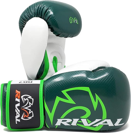 RIVAL Boxing RB7 Fitness Plus Bag Gloves, Ergo Strap System and High-Density Layered Padding for Heavy Bag and Mitt Work