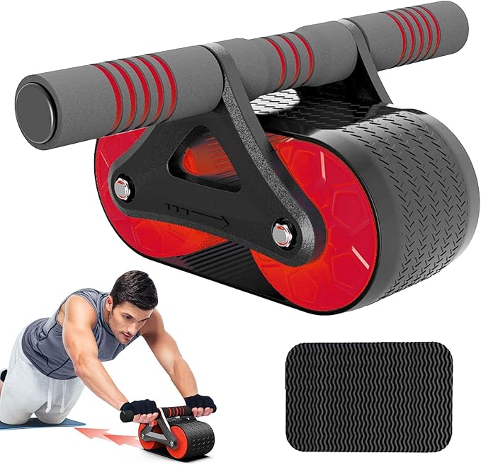 Automatic Rebound Abdominal Wheel，Workout Equipment for Abs