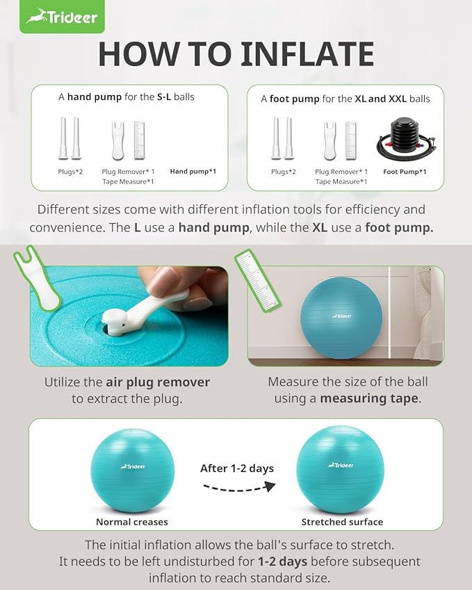 Trideer Ball Chair Yoga Ball Chair Exercise Ball