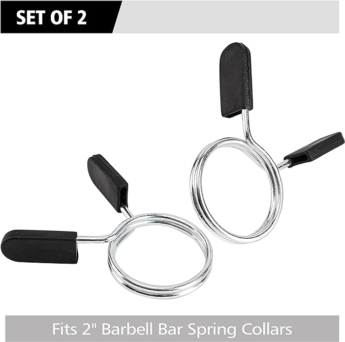 Barbell Clips Olympic Barbell Clamps Collars 2 Inches